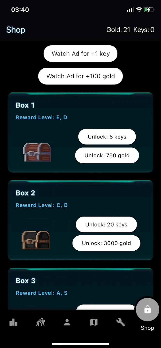 SelfQuest screenshot