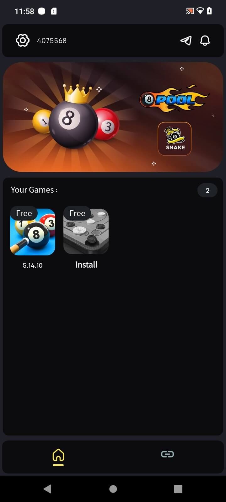 Snake 8 Ball Pool screenshot