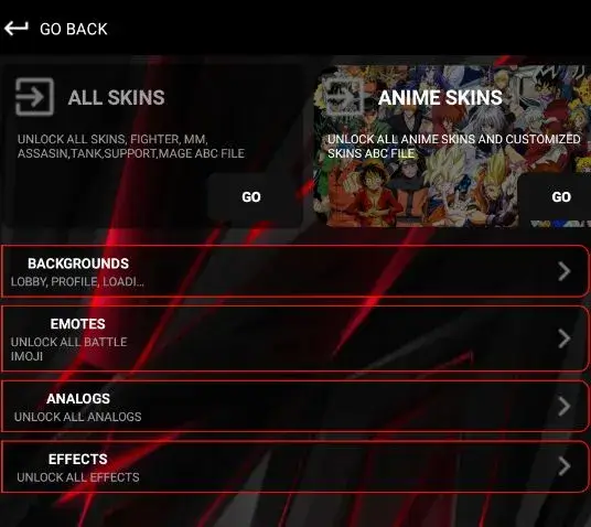 Unlock All Skin ML screenshot