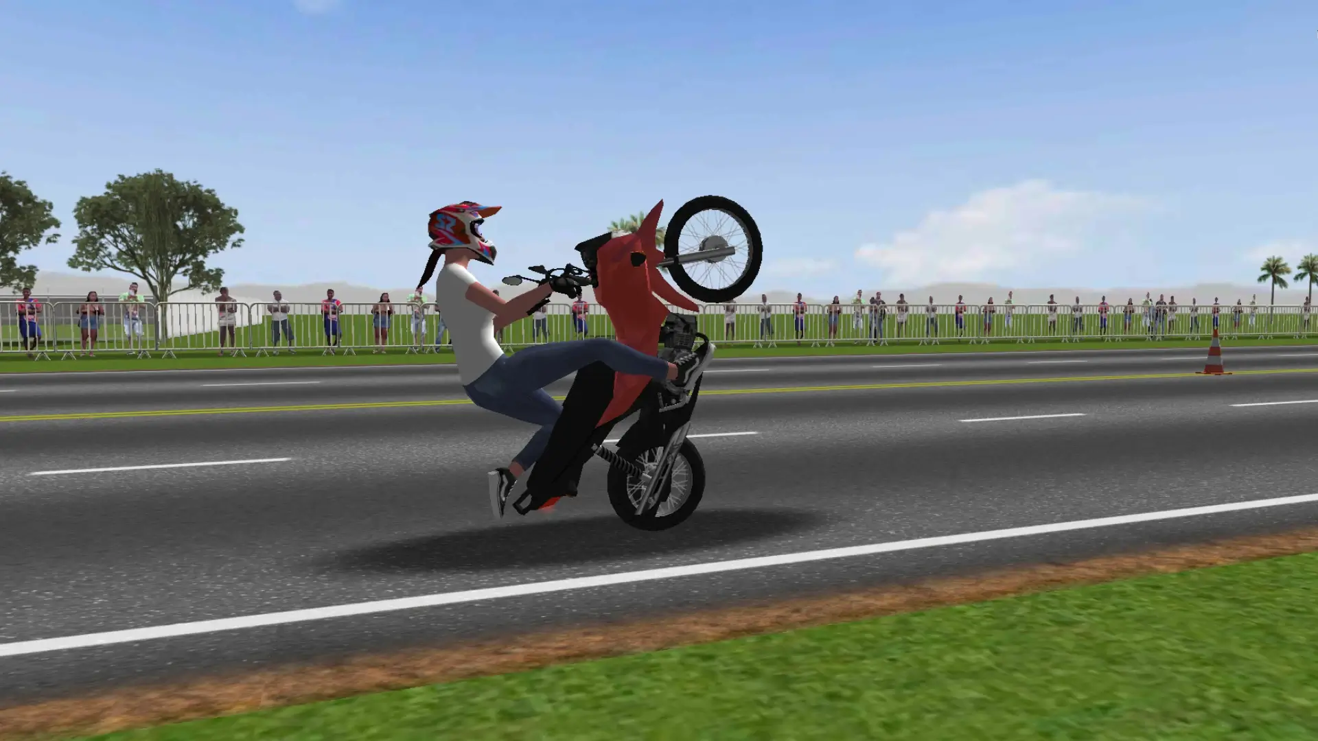 Moto Wheelie 3D screenshot