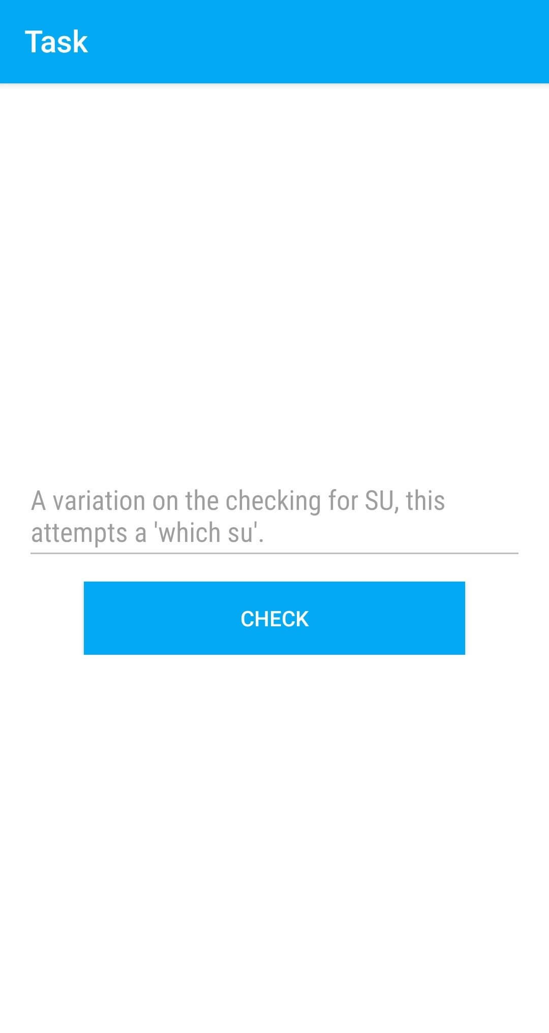 SU Binary Check screenshot