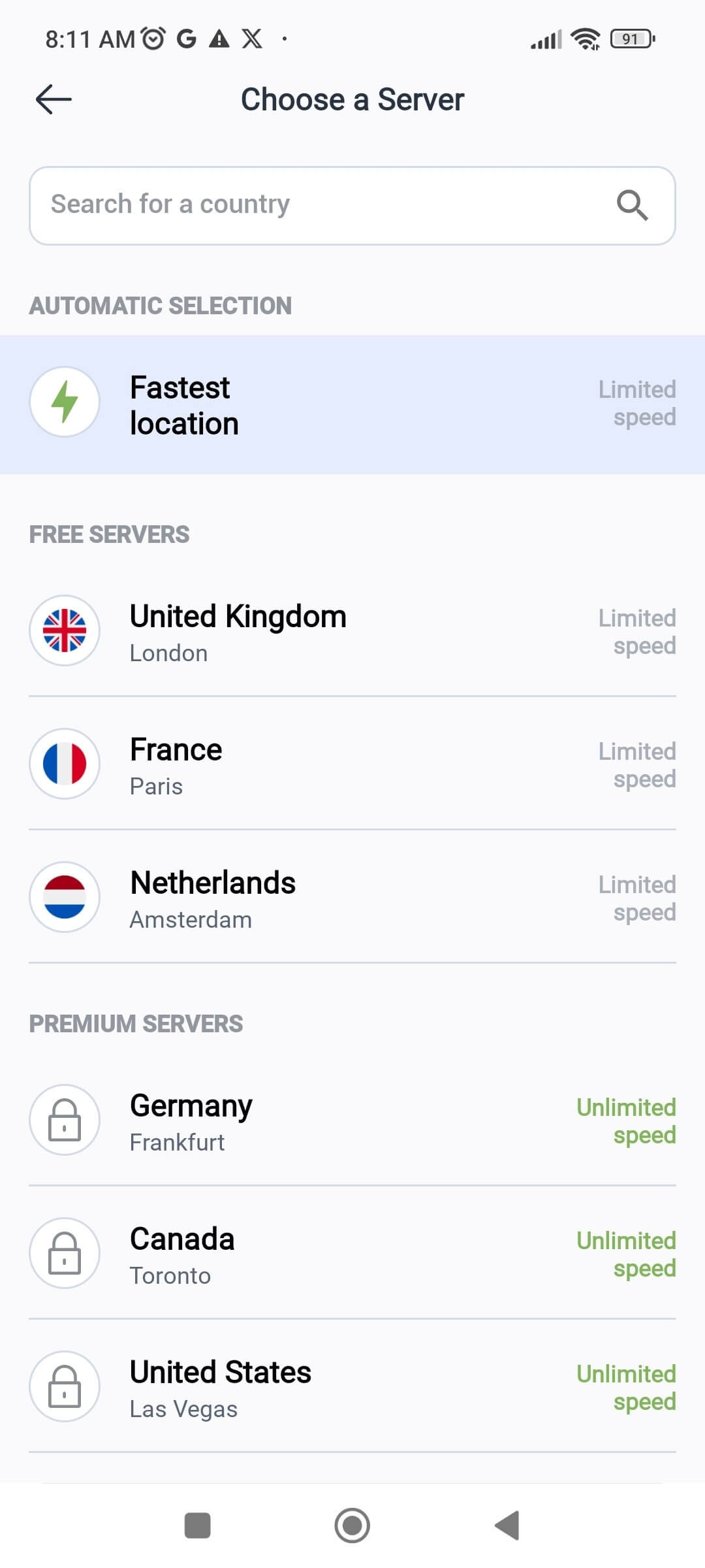 TipTop VPN screenshot
