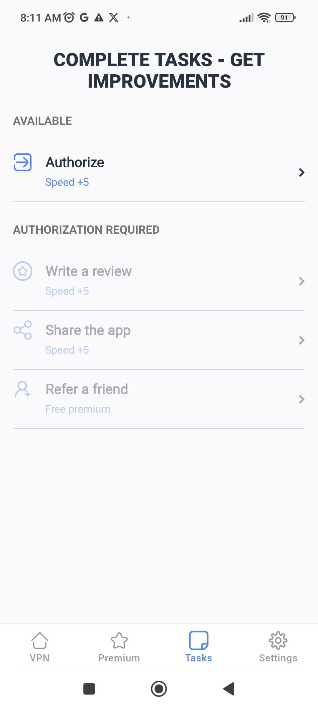 TipTop VPN screenshot