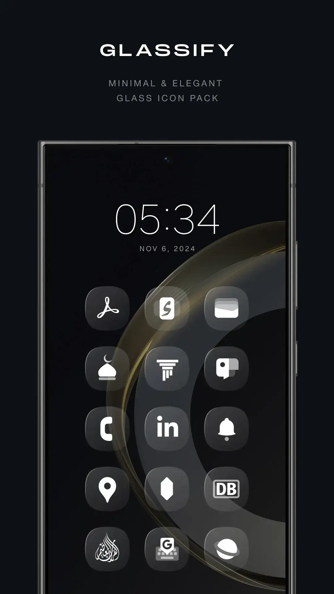 Glassify Icon Pack screenshot