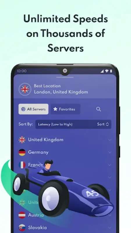 PrivadoVPN screenshot