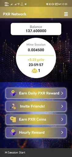 PXR Network screenshot