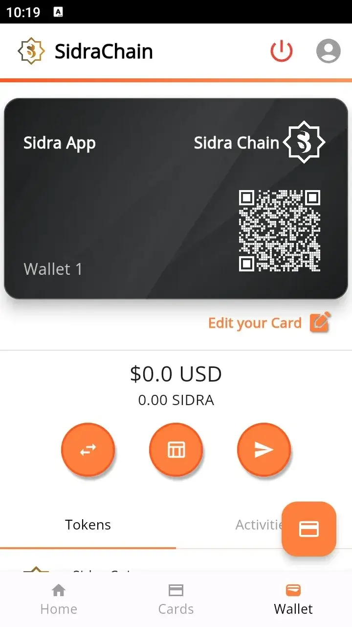 Sidra Chain screenshot