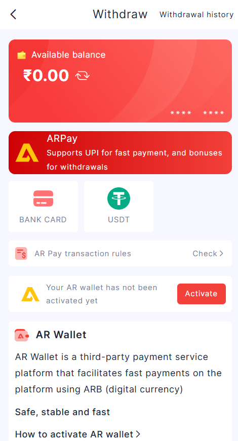 82 Lottery APK withdraw