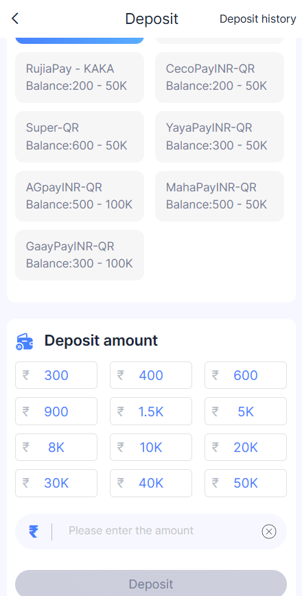 Goa Games APK deposit