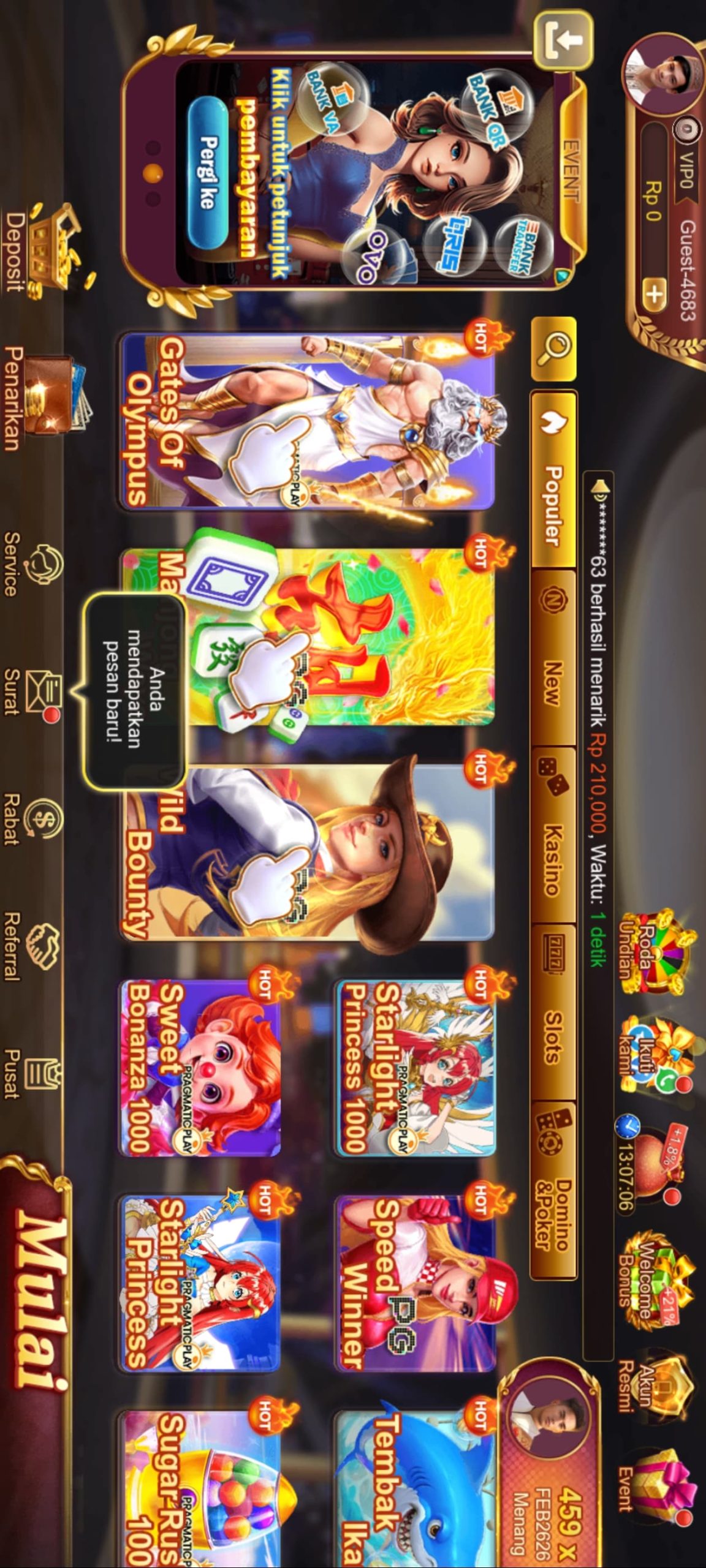 WJ Kasino screenshot