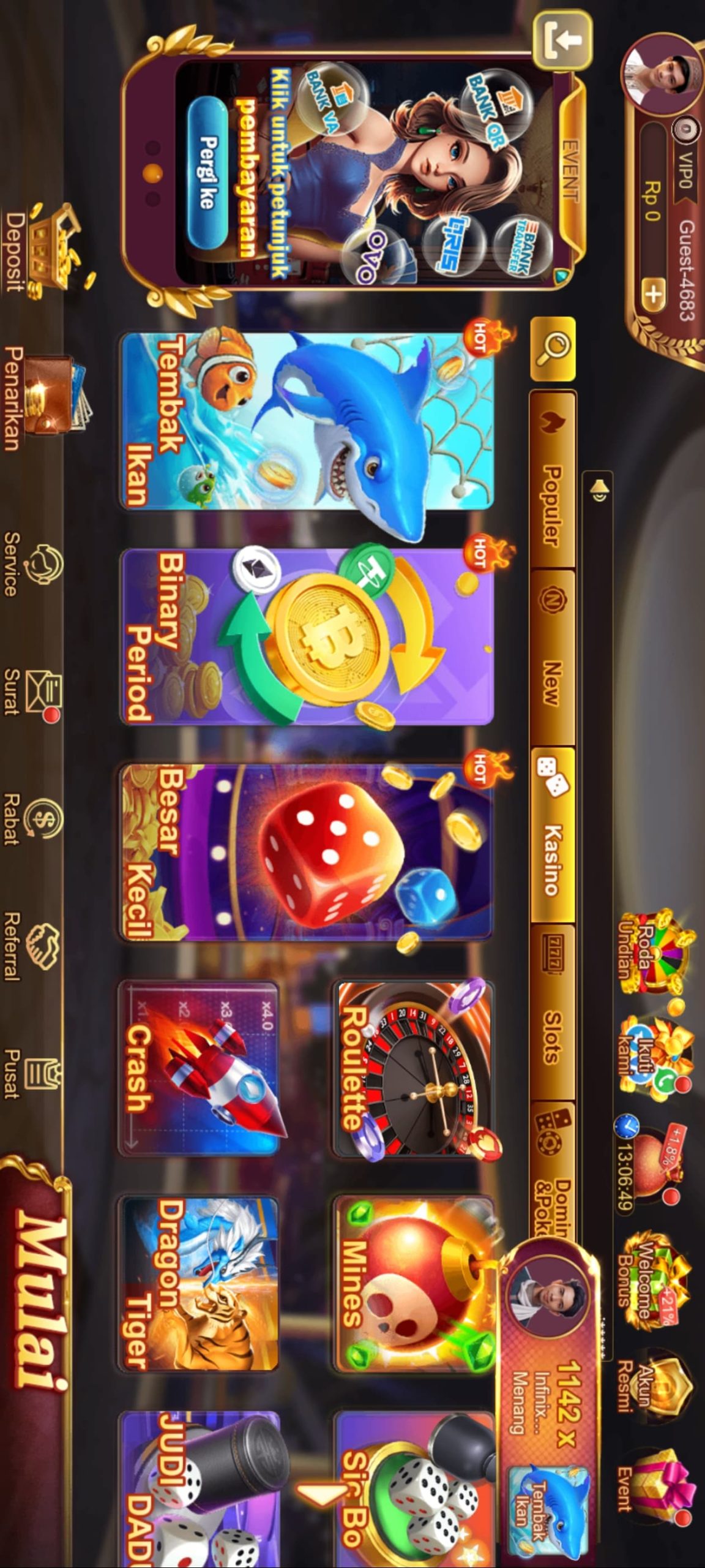 WJ Kasino screenshot