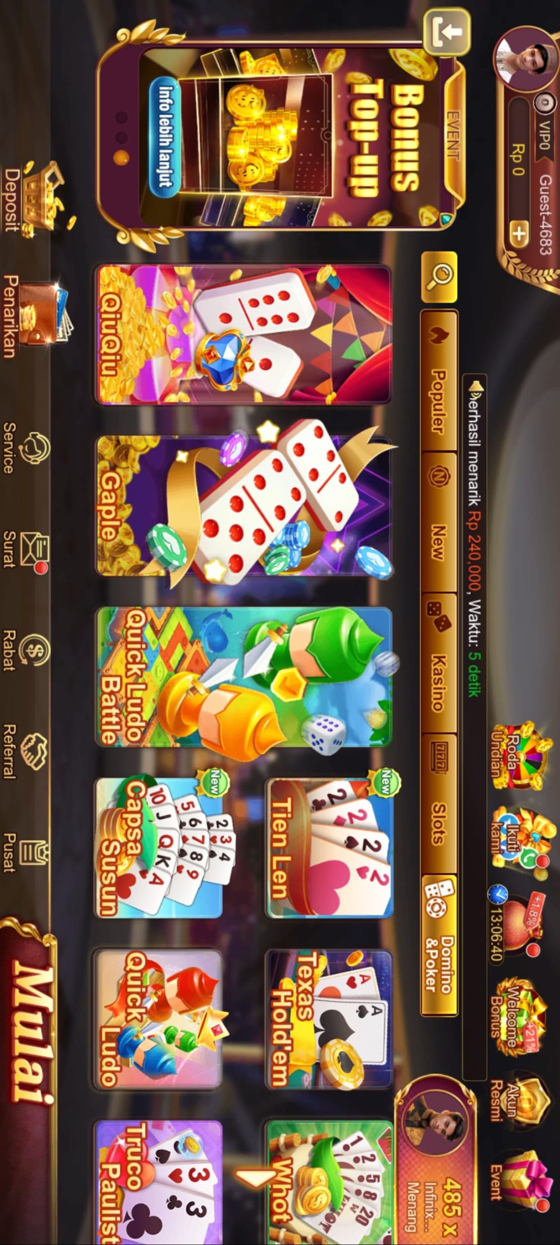 WJ Kasino screenshot