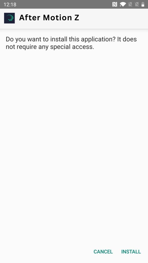 Click on Install Button