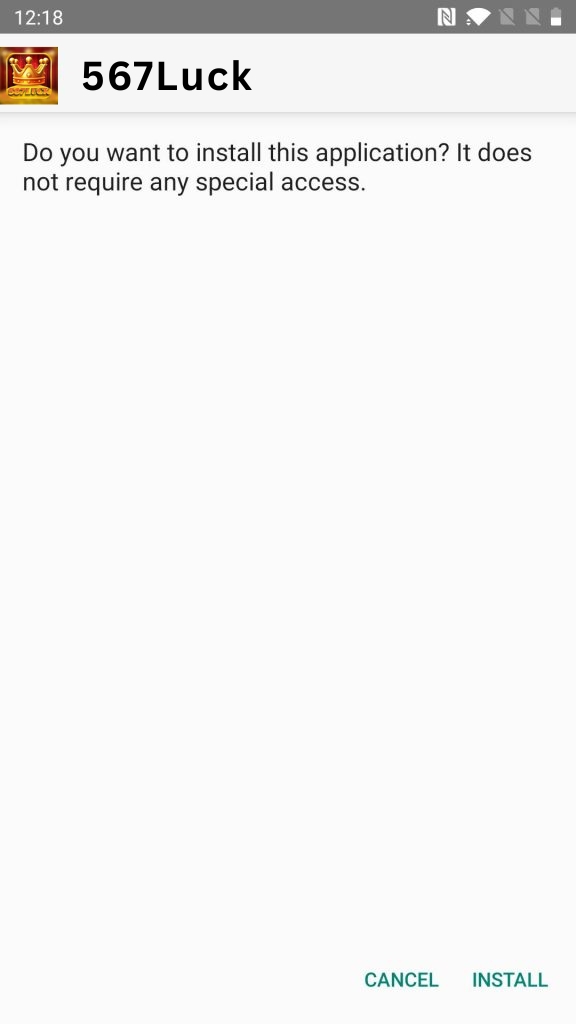 Click on Install Button