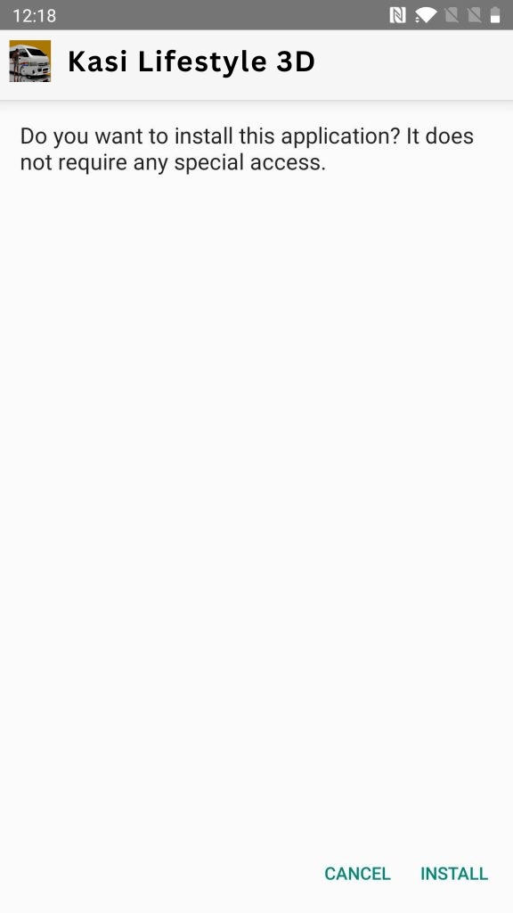 Click on Install Button