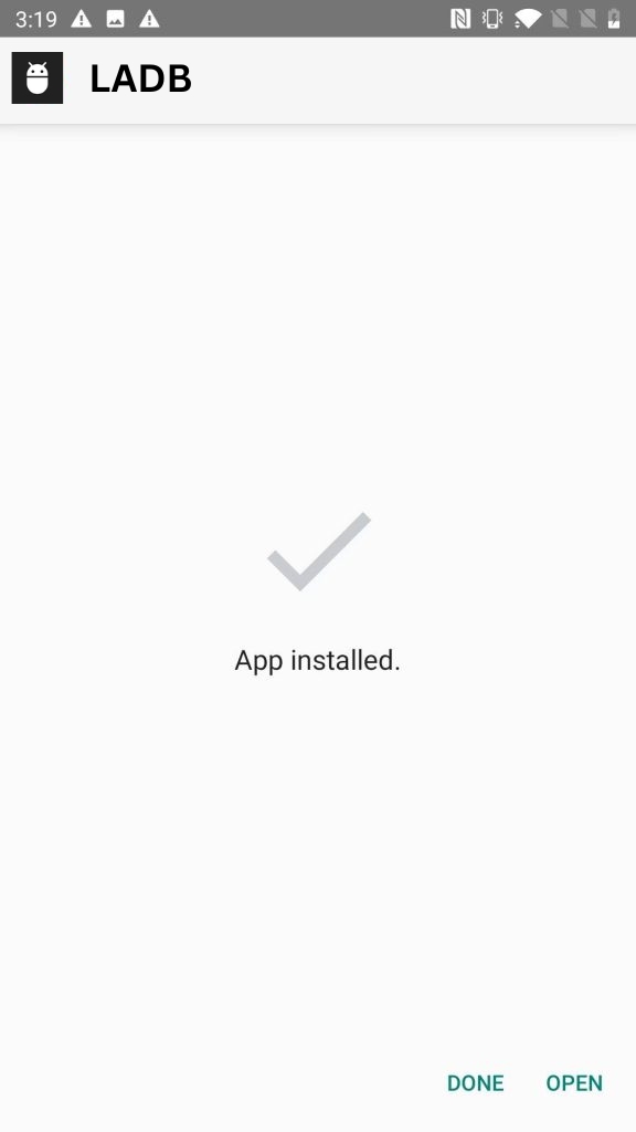 LABD App Installed