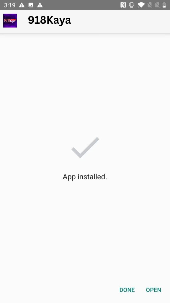 918Kaya App Installed