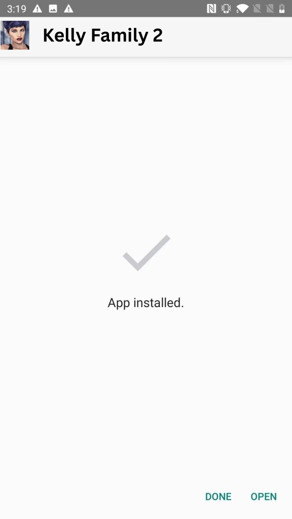 Kelly Family 2 App Installed