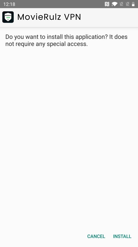 Click on Install Button