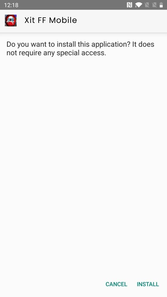 Click on Install Button