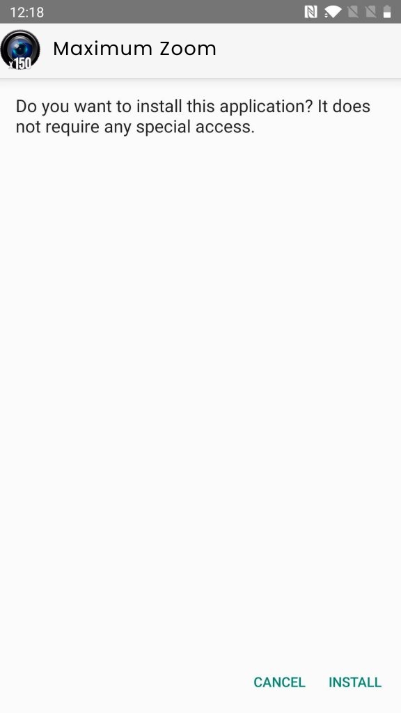 Click on Install Button