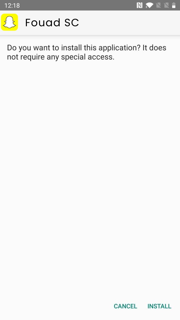 Click on Install Button