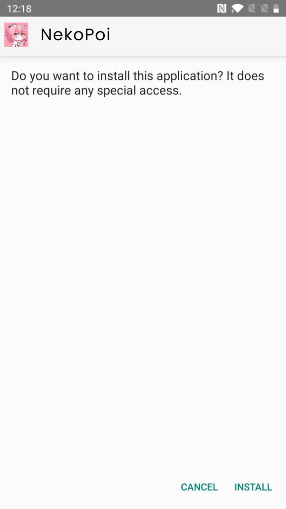 Click on Install Button