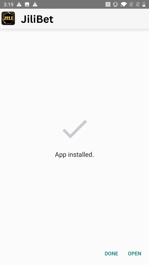 JiliBet App Installed